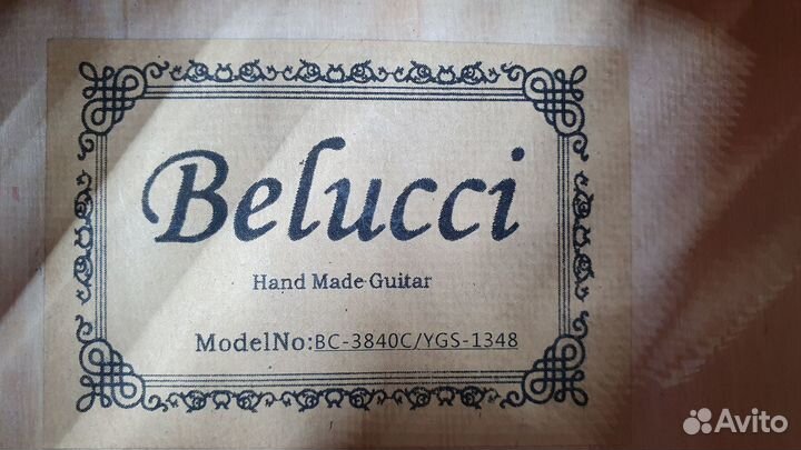 Акустическая гитара Belucci BC3840 1348 (Devil)