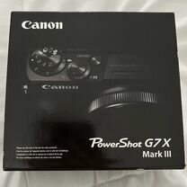 Canon PowerShot g7x mark iii black