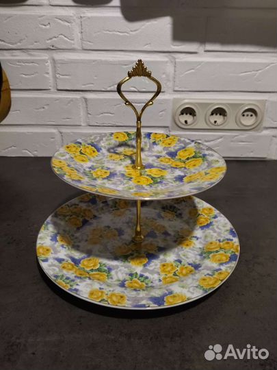 Ваза для фруктов двухярусная