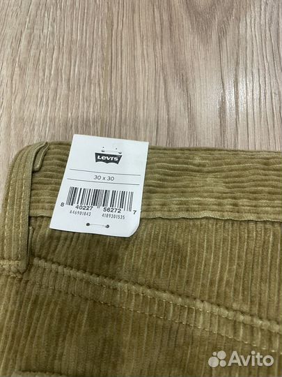 Новые вельветовые джинсы Levis