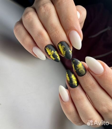 Маникюр с покрытием, наращивание