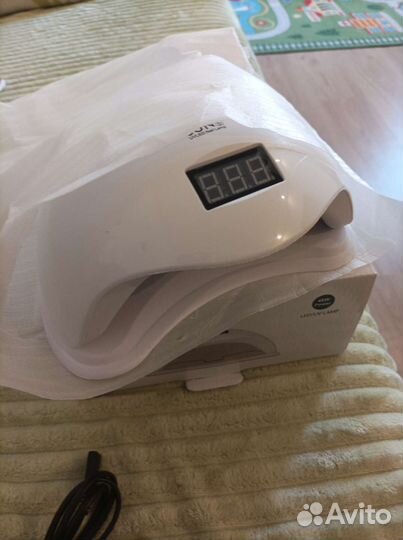 Новая лампа для сушки ногтей Sun 5+ гель-лаки