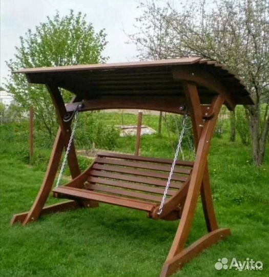 Качели садовые на авито