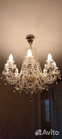 Люстра хрустальная богемия чехия