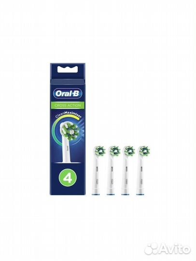 Комплект насадок Oral-B Cross Action EB50RB-4 4 шт