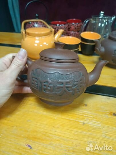 Чайник заварочный с пиалами