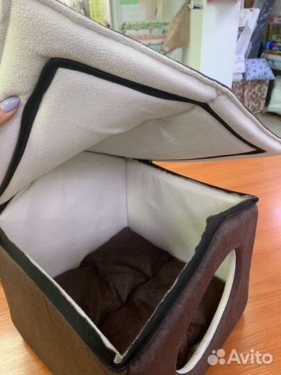 Домик для кошки или собачек из велюра