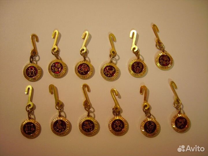 Сувенирные подвески знаки Зодиака