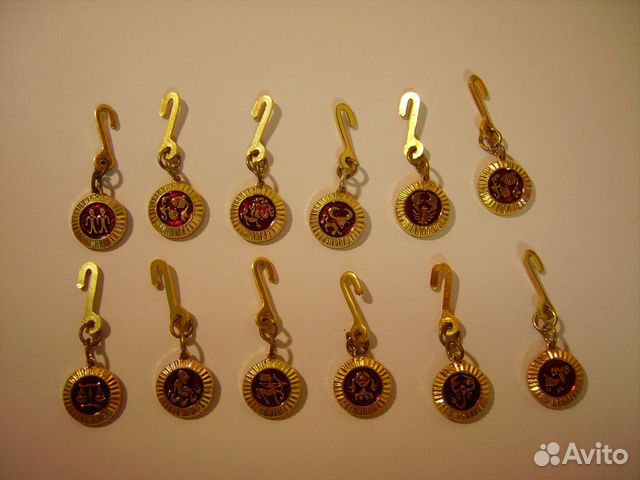 Сувенирные подвески знаки Зодиака
