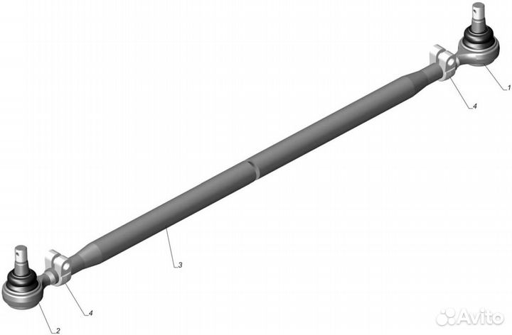 Рулевые тяги газель