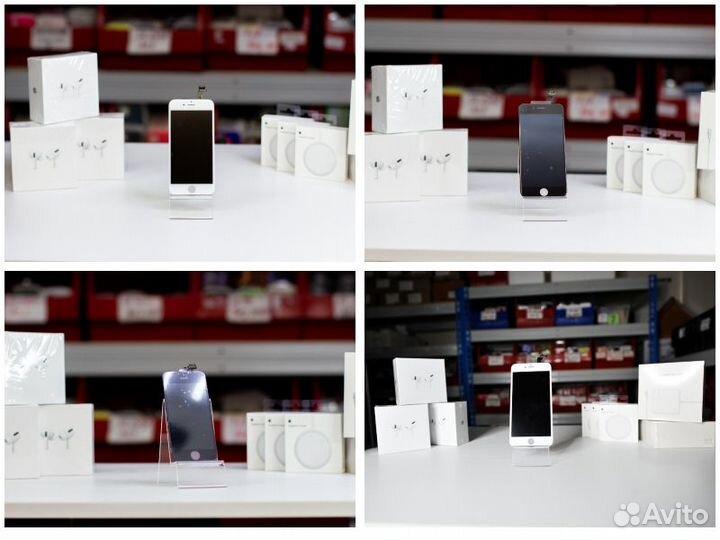 Дисплей на iPhone 7, белый