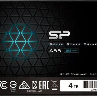 Новый SSD Silicon Power A55 4 тб, гарантия
