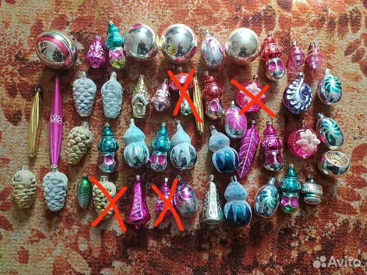 Елочные игрушки СССР
