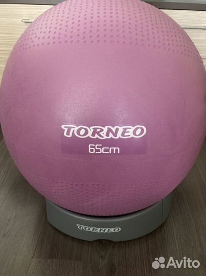 Фитбол 65 см с подставкой
