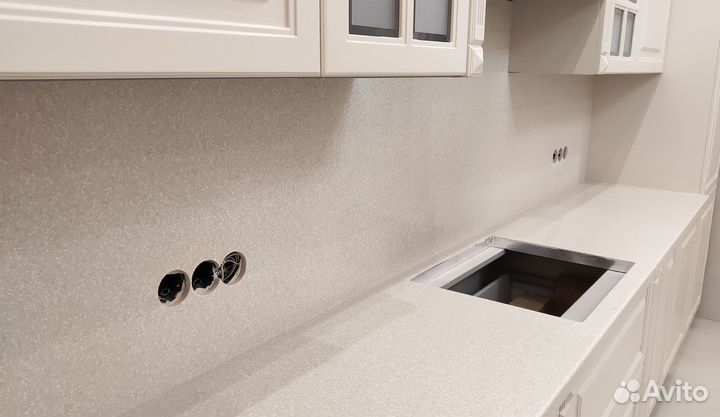 Столешница и фартук из искусственного камня м2/р