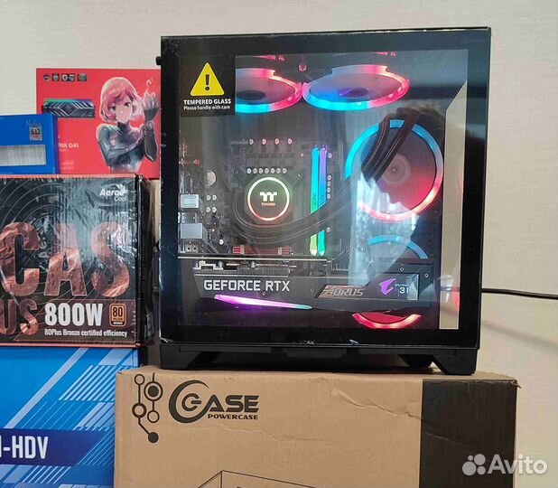 Игровой пк Micro ViZion i5 12400 RTX3070/DDr4.32гб