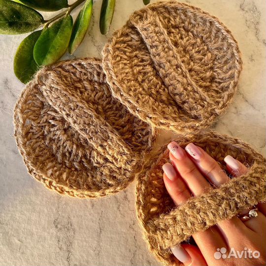 Эко мочалки из джута