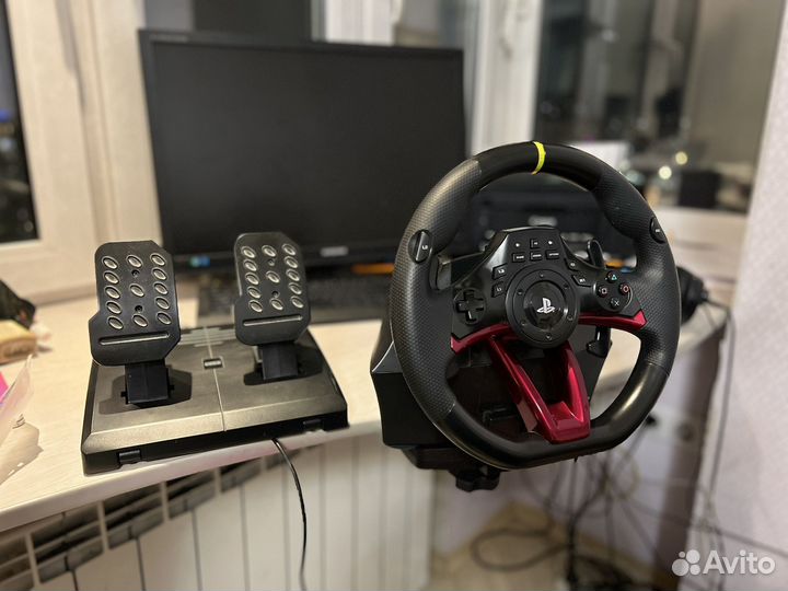 Руль Hori racing wheel apex