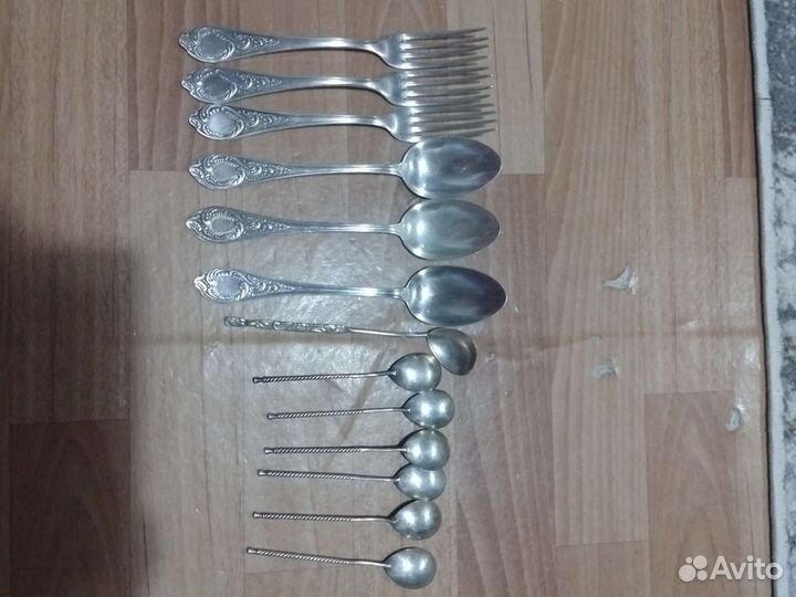 Столовые приборы мельхиор СССР