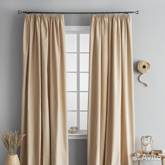 Шторы блэкаут на люверсах