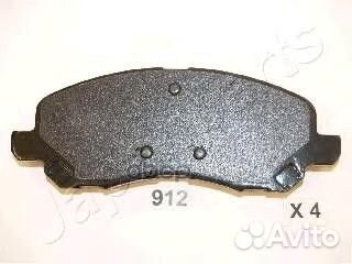 Колодки тормозные дисковые, комплект PA912AF Ja