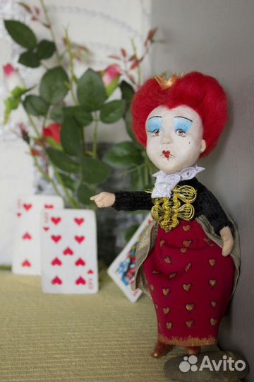 Кукла. Вся компания Алиса, Ирацибета и фламинго