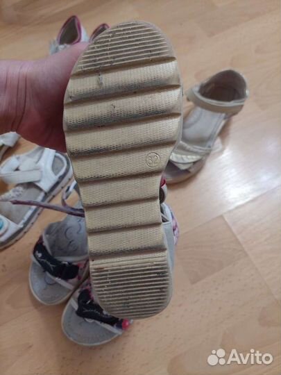 Обувь пакетом сандали для девочки 30 31 размер