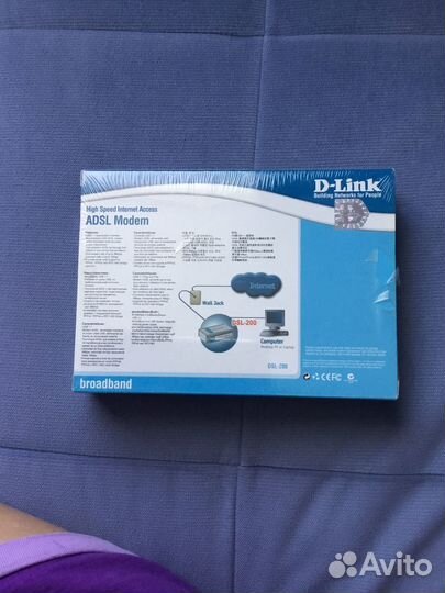 Adsl Модем D-Link DSL-200