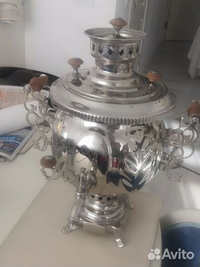 Самовар угольно-электрический СССР новый