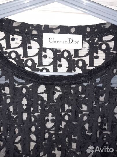 Прозрачная блузка dior