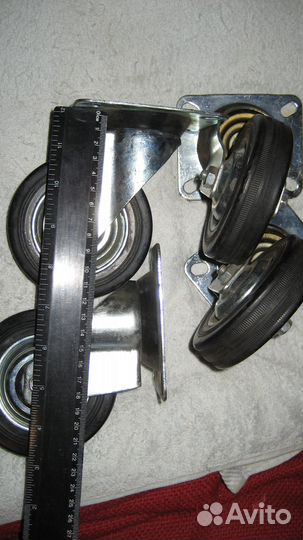 Колёса с поворотной площадкой 100мм