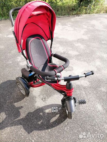 Трёхколёсный Велосипед коляска с ручкой