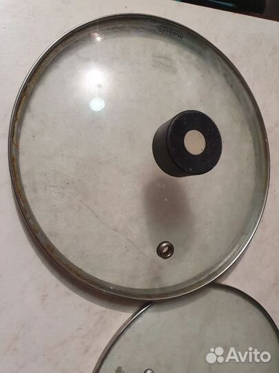 Крышка для кастрюли сковороды стекло стеклянная