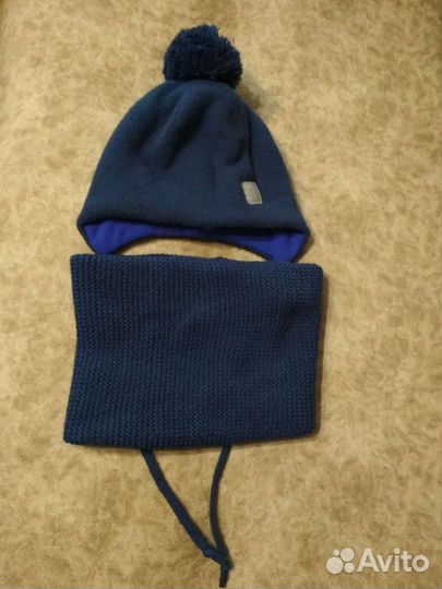 Шапка+снуд на мальчика