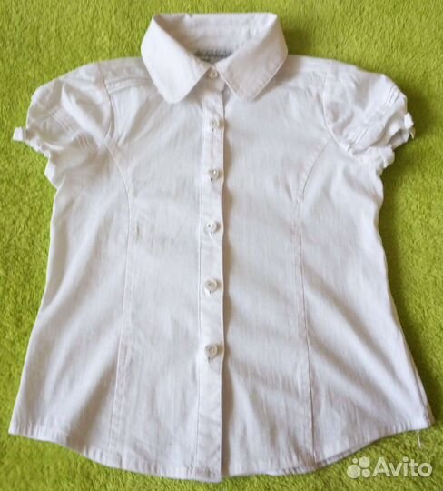 Школьные блузки с коротким рукавом