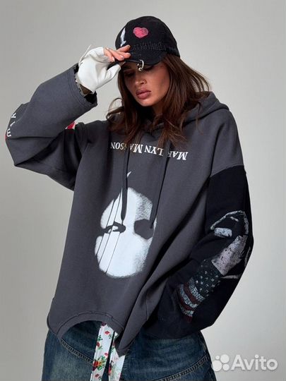 Толстовка худи balenciaga женская