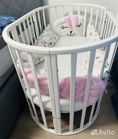 Детская кроватка трансформер 6в1