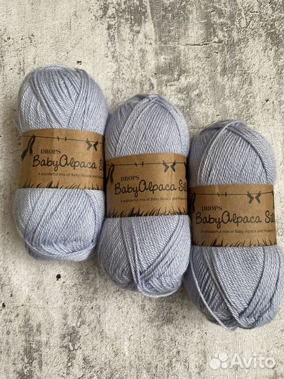 Пряжа Drops Beby Alpaca Silk