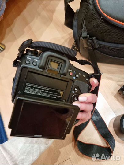 Зеркальный фотоаппарат sony a580+ 2 объектива