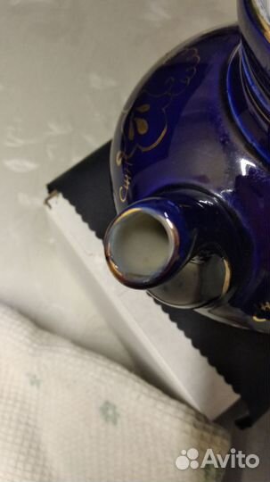 Заварочный чайник кобальт Гжель