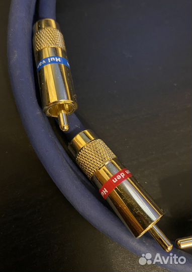 Межблочный кабель 2 rca Van Den Hul