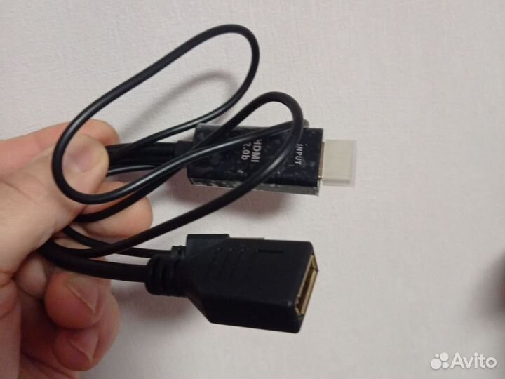 Кабель переходник с hdmi 2.0 на Display port
