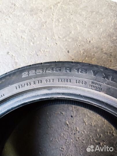Continental ContiSportContact 5 225/45 R18 и 245/40 R18