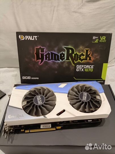 Видеокарта GTX 1070 8gb Palit gamerock