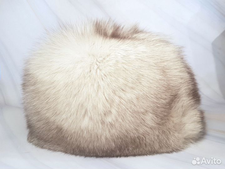 Шапка из песца женская