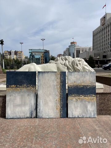 Картина абстракция акрил