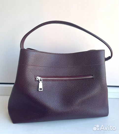 Сумка женская искусственная кожа малиновая