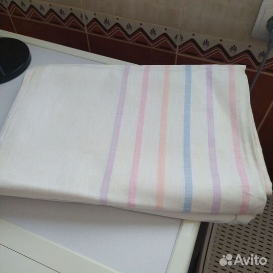 Простынь льняная, новая