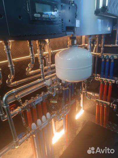 Монтаж систем отопления и водоснабжения