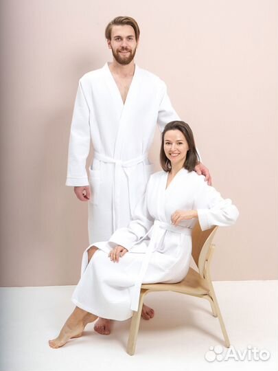 Халат вафельный оптом для гостиниц/отелей